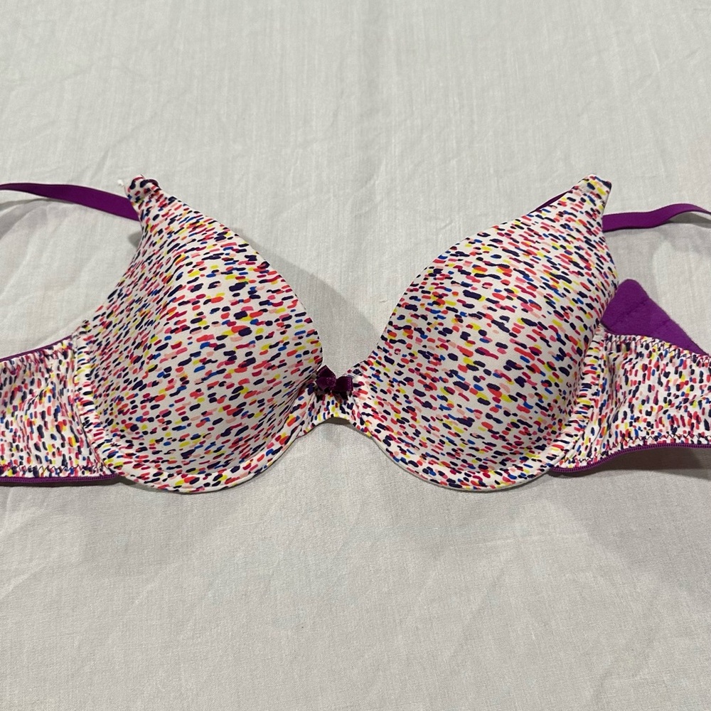 Maidenform Multicolor and Purple Women's Bra